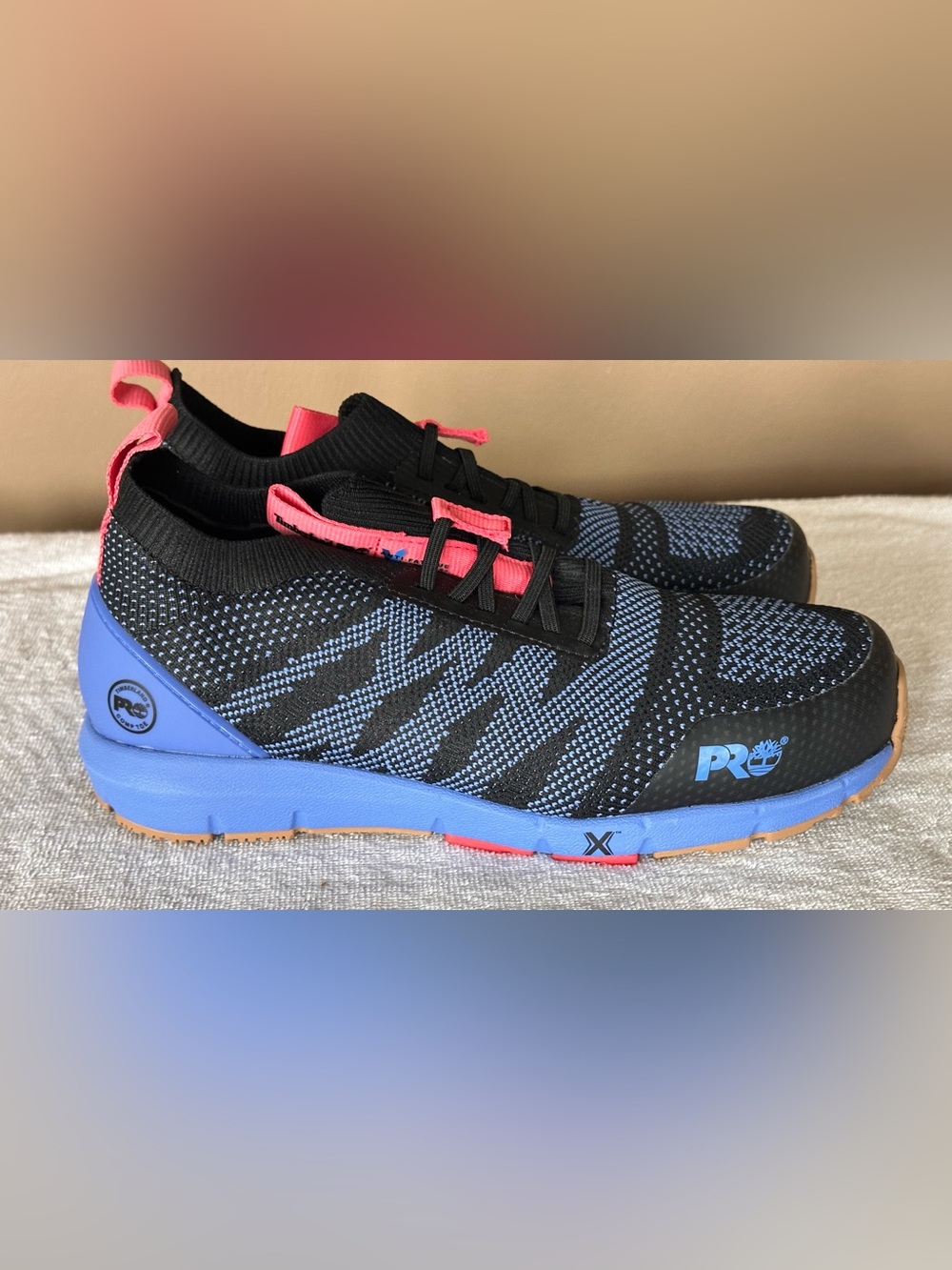 💙🖤 Timberland PRO® Reaxion Knit Composite Toe Work Shoes – Women’s Size 8M